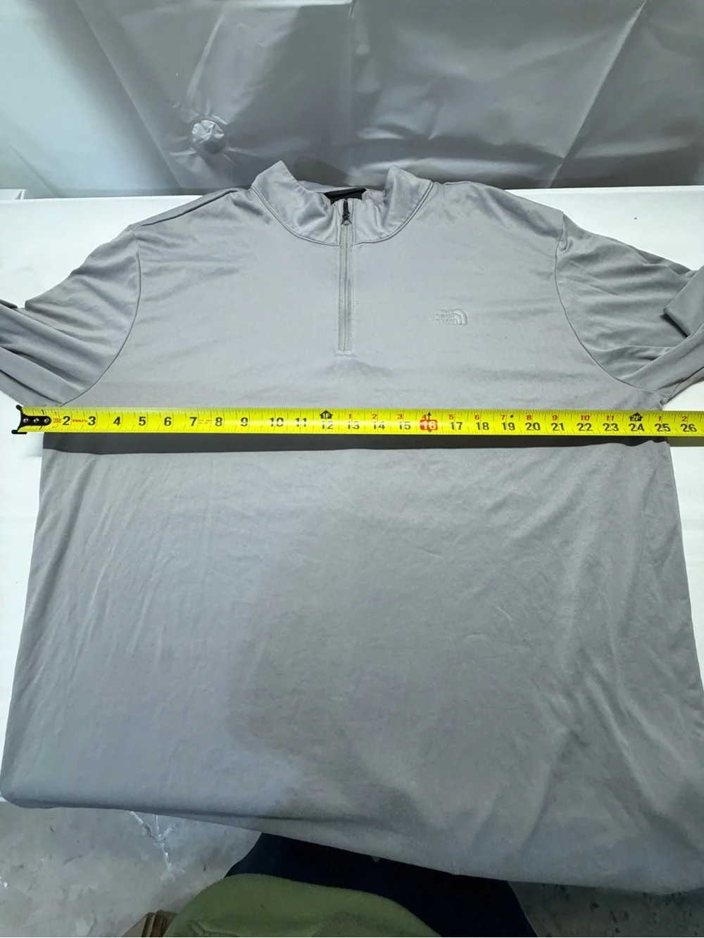 The North Face Gray‎ 1/4 Zip Pullover